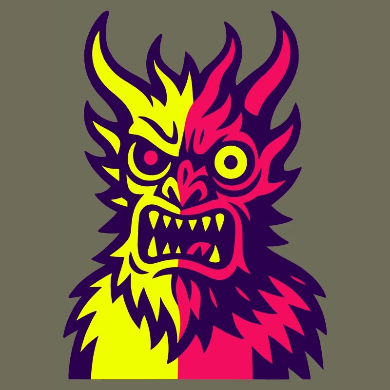 Pop Art Devil's Monster