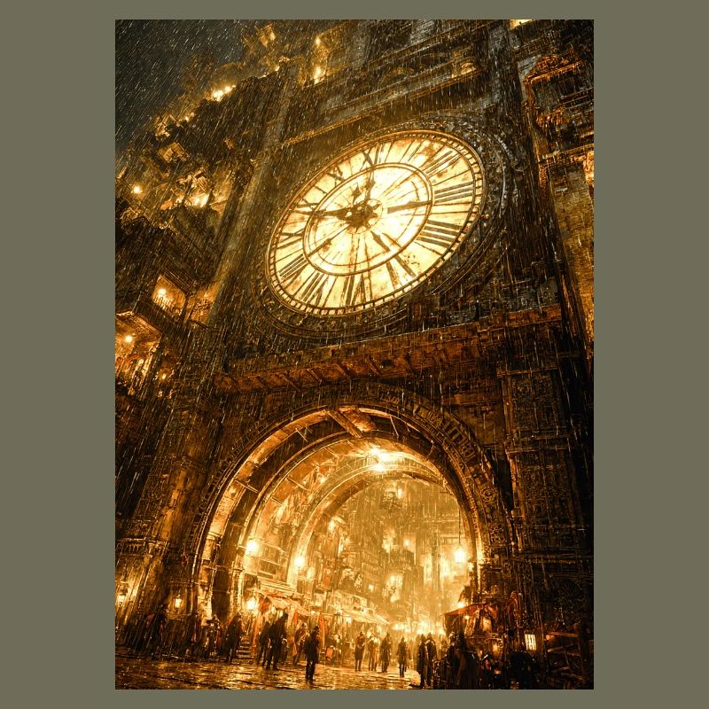 Vergoldeter Clockgate-Bogen