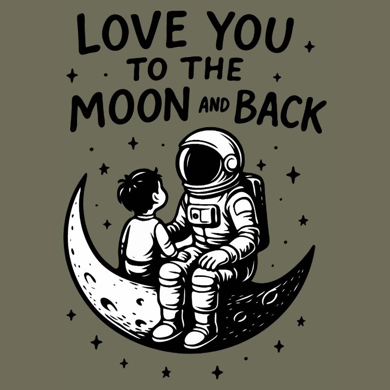 Moon Bond: Astronaut und Kind