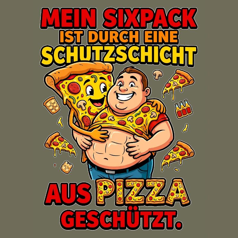 Pizza Sixpack Schutzschicht Meme