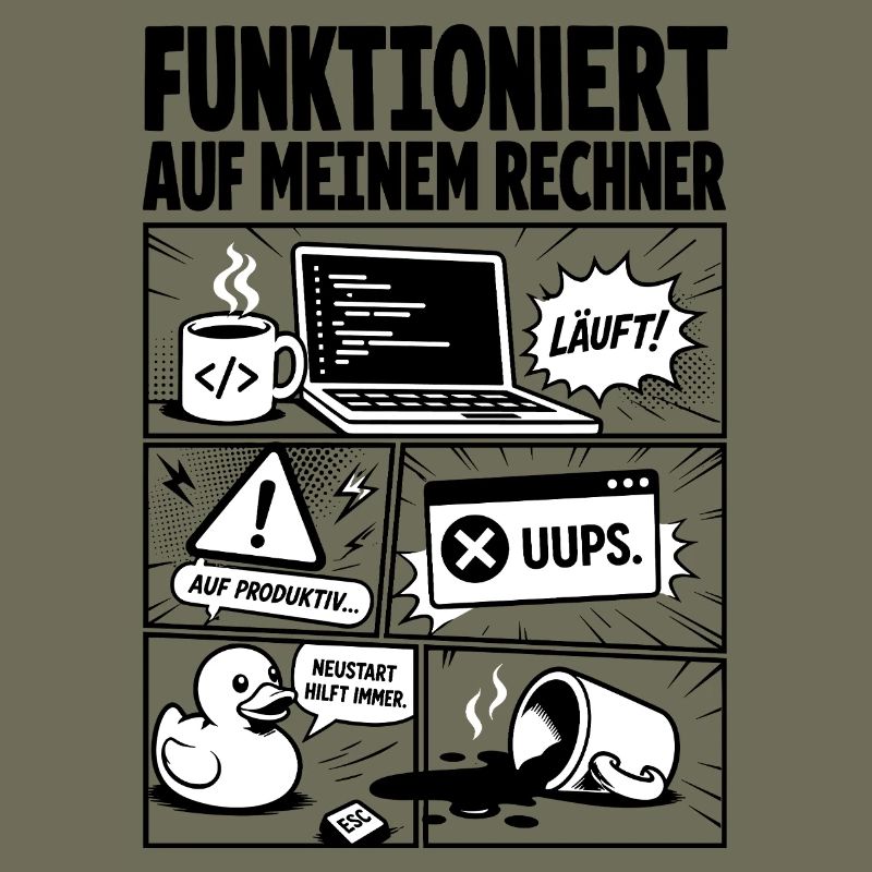 Läuft Coding Comic Design