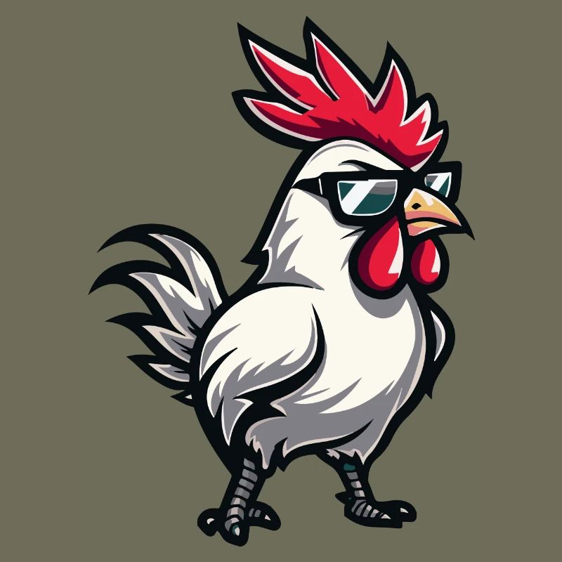 Rooster Comic Cool