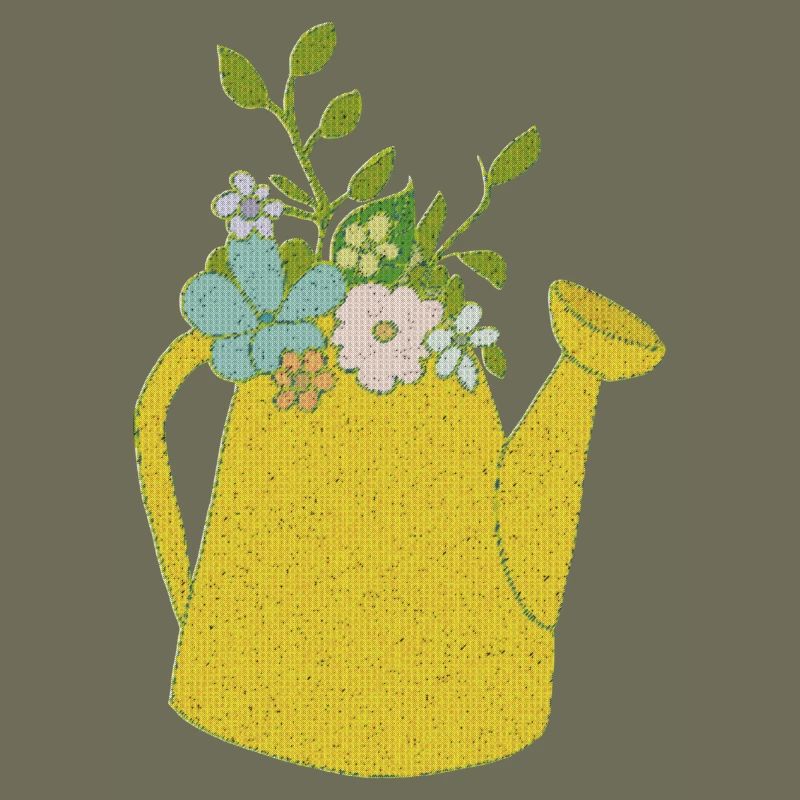 Watering can fabric