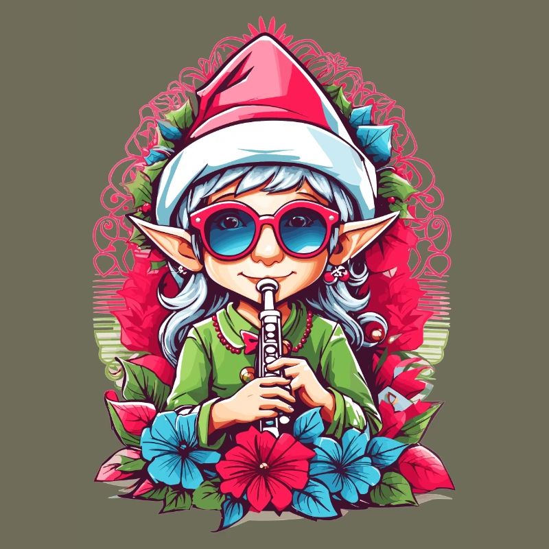 Elfe mit Flöte