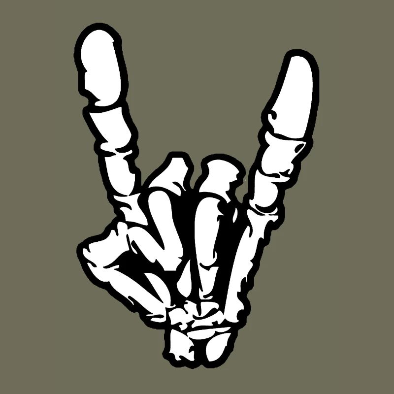 Rock'n'Roll- oder Heavy-Metal-Handzeichen *