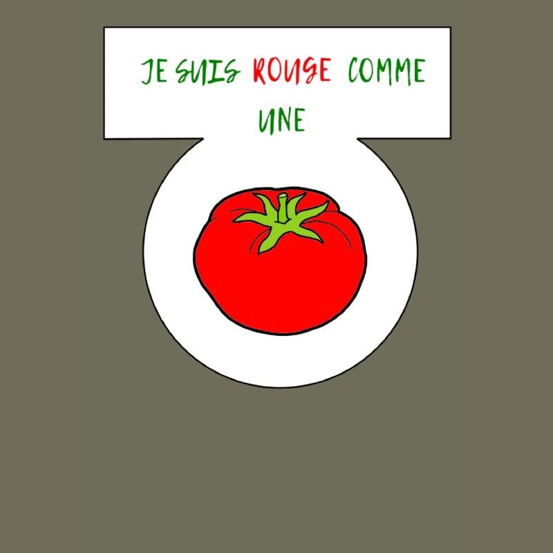Rouge comme une tomate