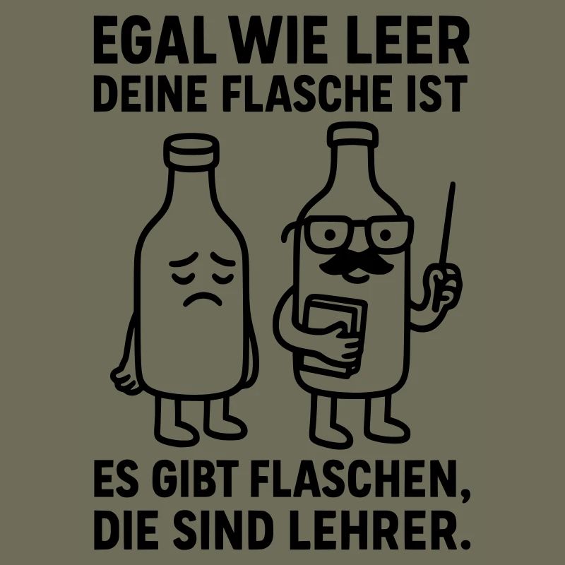 flasche leer lehrer witz