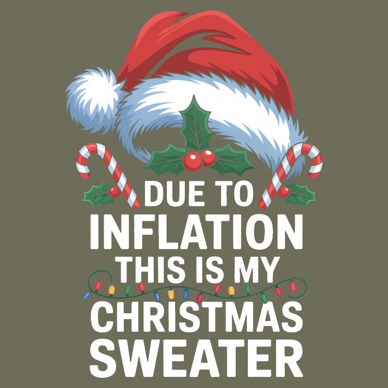 Inflation Weihnachtspullover Wortspiel
