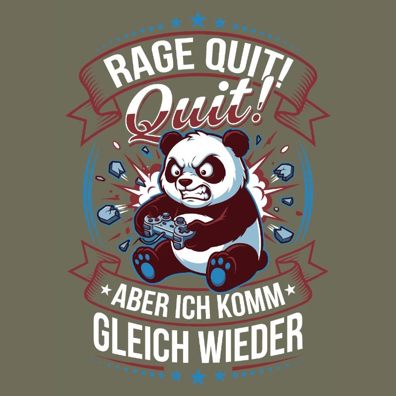 Rage Quit Panda Come Back Soon
