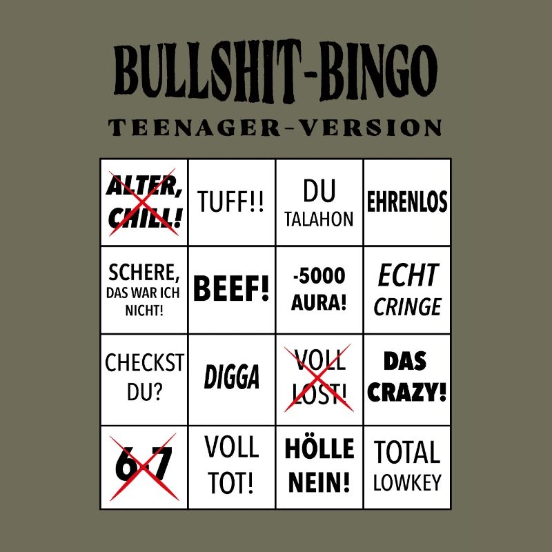 Bingo à la connerie – Version ado