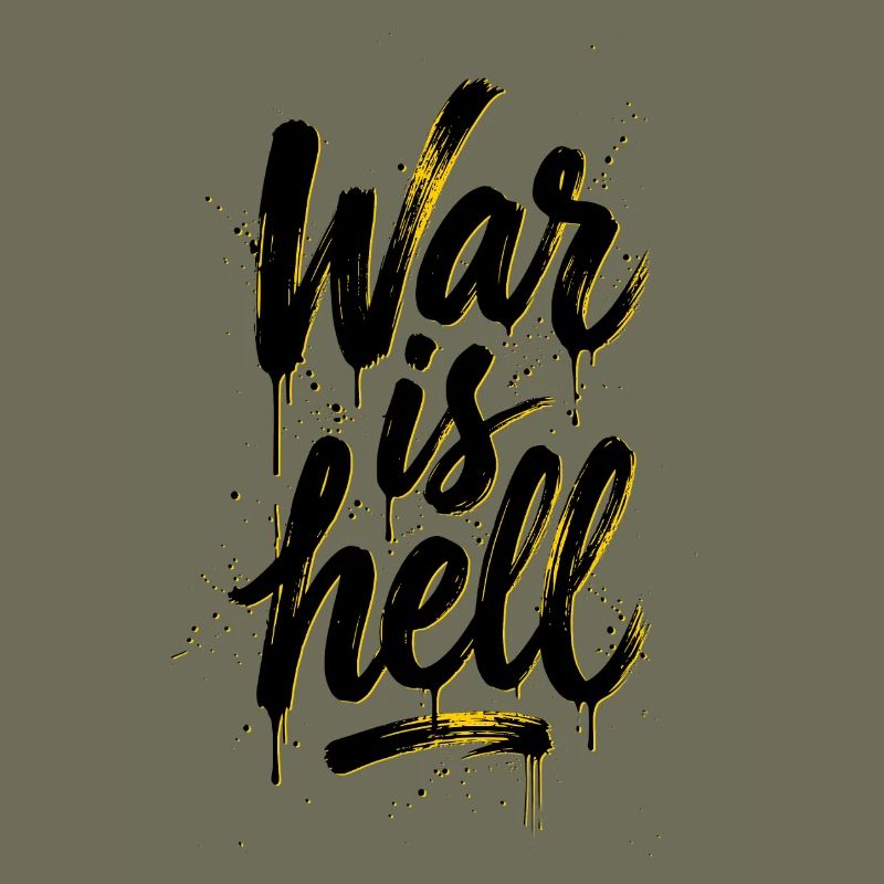 Script Yellow Graffiti Brush sur Black War, c’est l’enfer