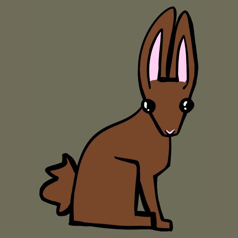 Brauner Hase