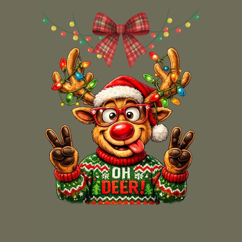 Oh Deer Weihnachtshirsch