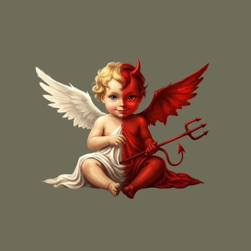 Dual Angel Devil Cherub