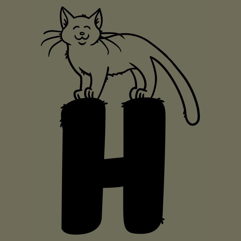Katze Buchstabe H