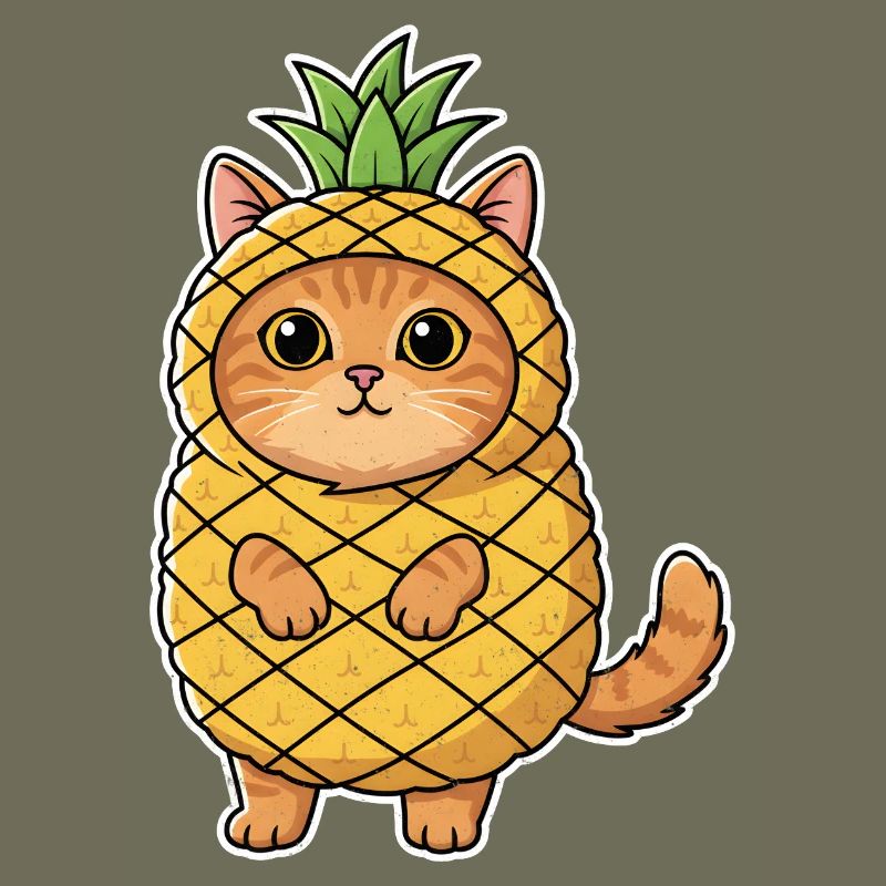 Pineapple Cat