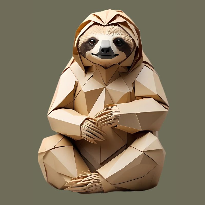 Polygon-Sloth Kuschel-Design