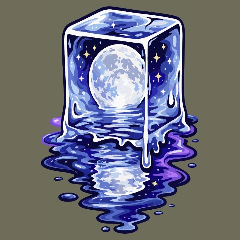 Fusion du cube au clair de lune