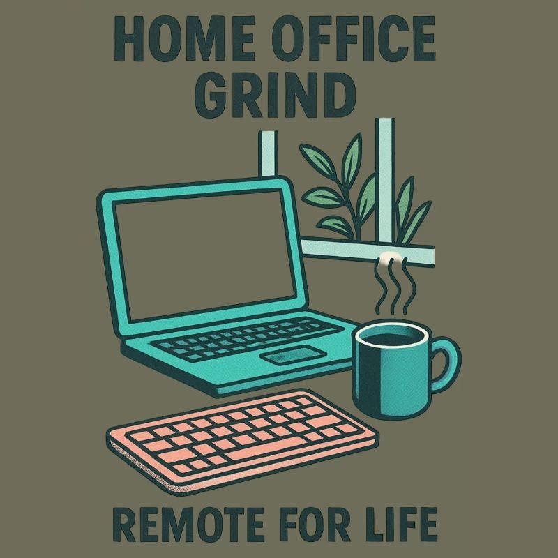 Design Homeoffice Grind-Setup Telearbeit Leise