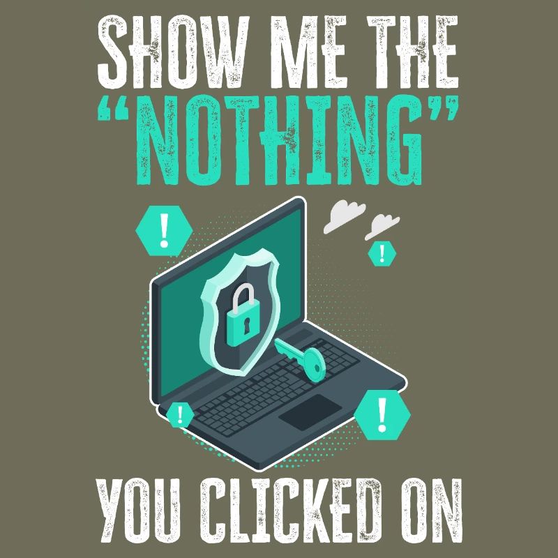 Lustiges Cybersicherheits-IT-Support-IT-Sicherheitsnetzwerk
