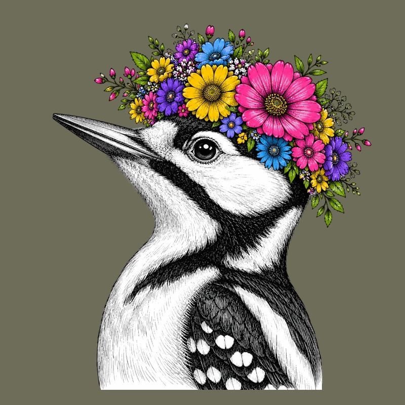 Blütenkranz Vogel 