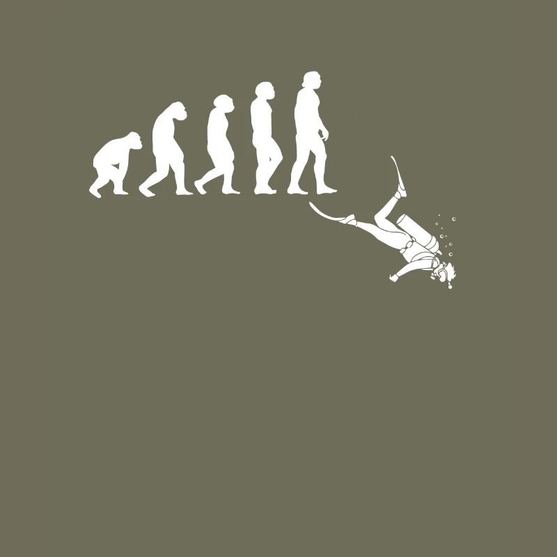 Diver evolution tshirt