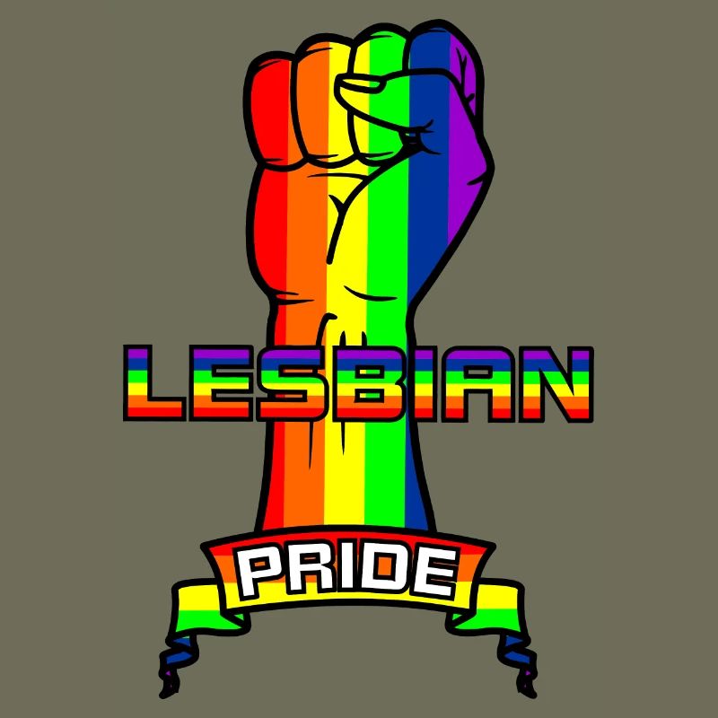 Rainbow lesbians proud