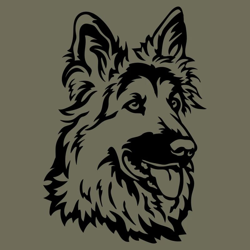 Deutscher Schäferhund Kopf