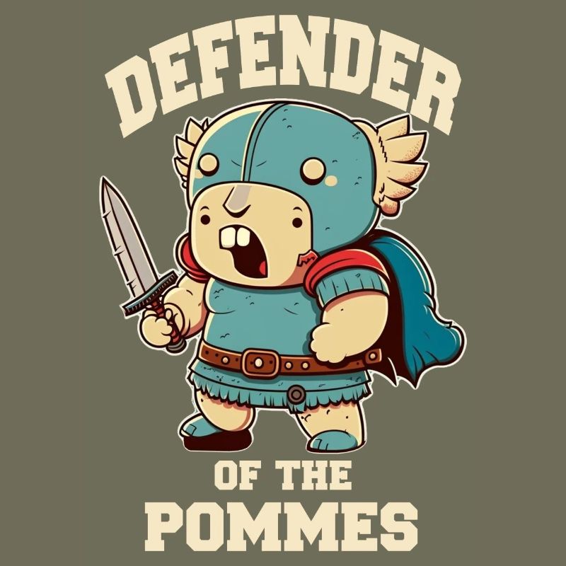 Defender warrior with sword