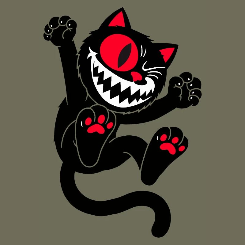Springende Katze