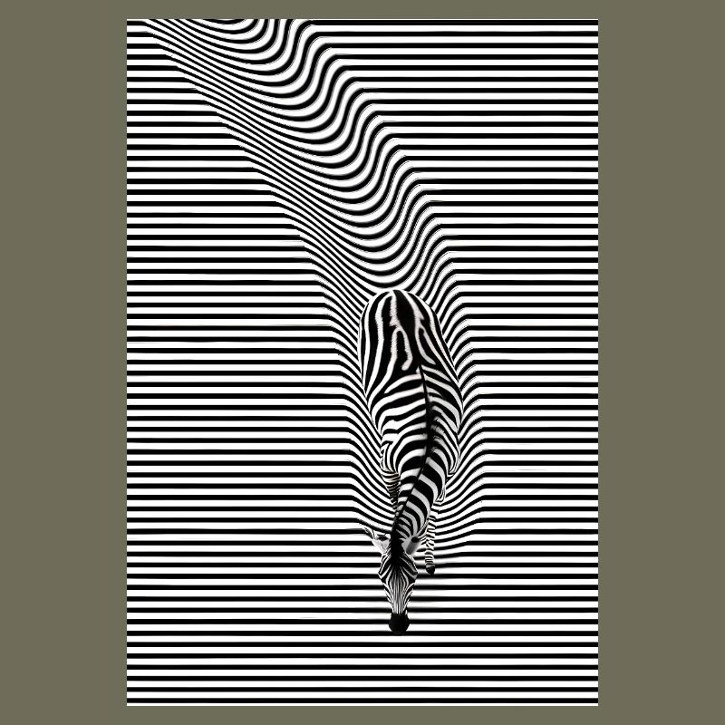 Zebra Optical Illusion