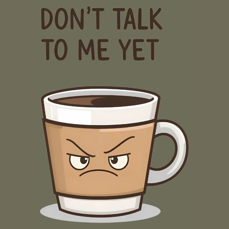 Grumpy Coffee Cup – Sprich noch nicht mit mir