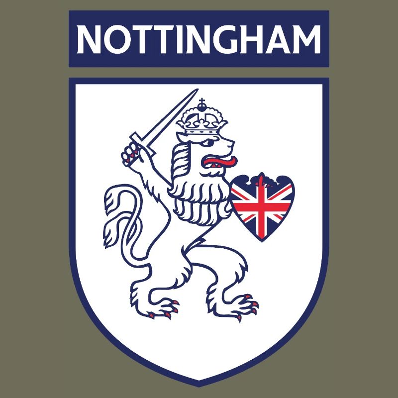 Nottingham Shield Lion with Sword