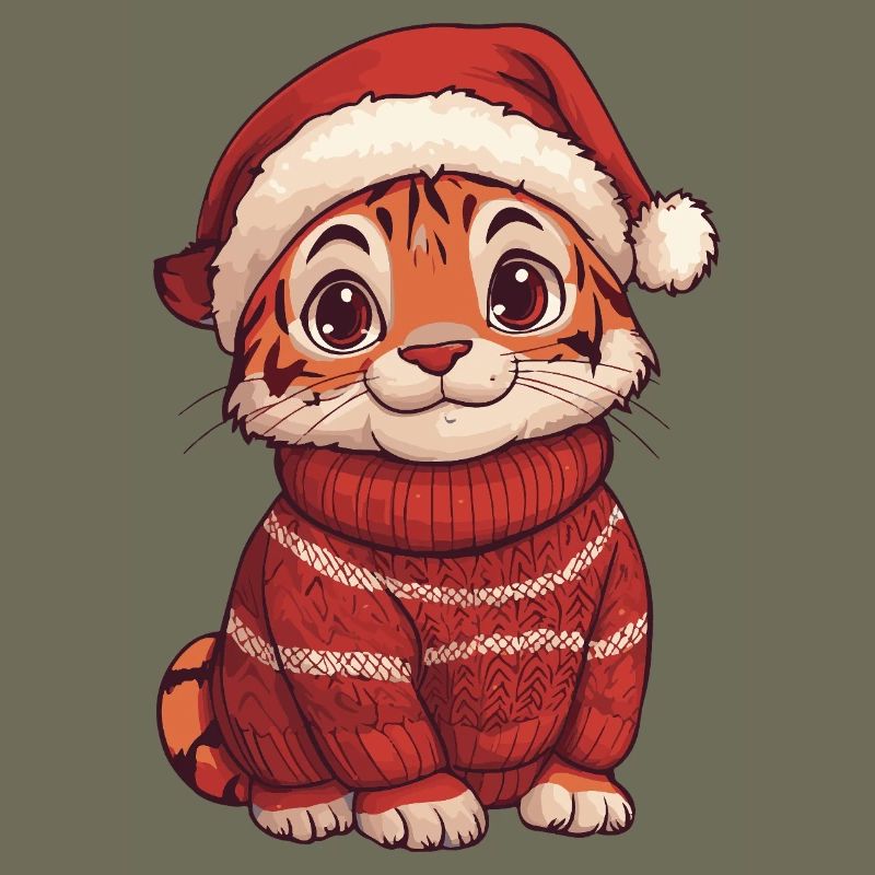 Tiger Christmas