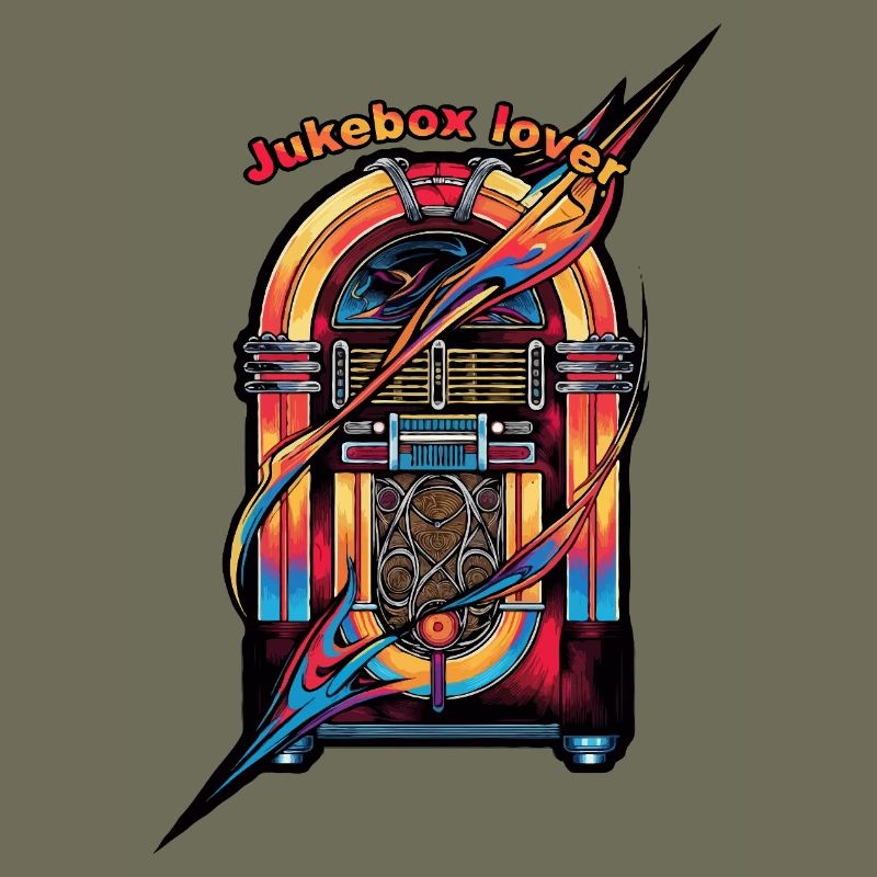 Jukebox Lover Neon Retro