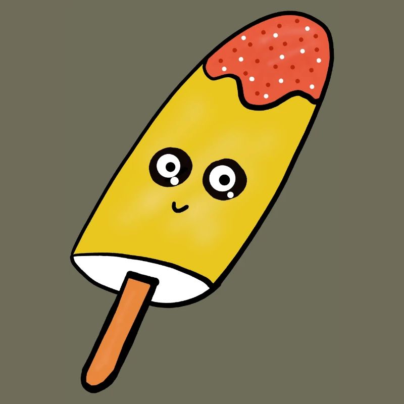 Kawaii  Eis Eiskrem Kinder lustig
