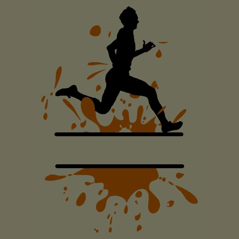 Mud Run Man – Customizable Runner
