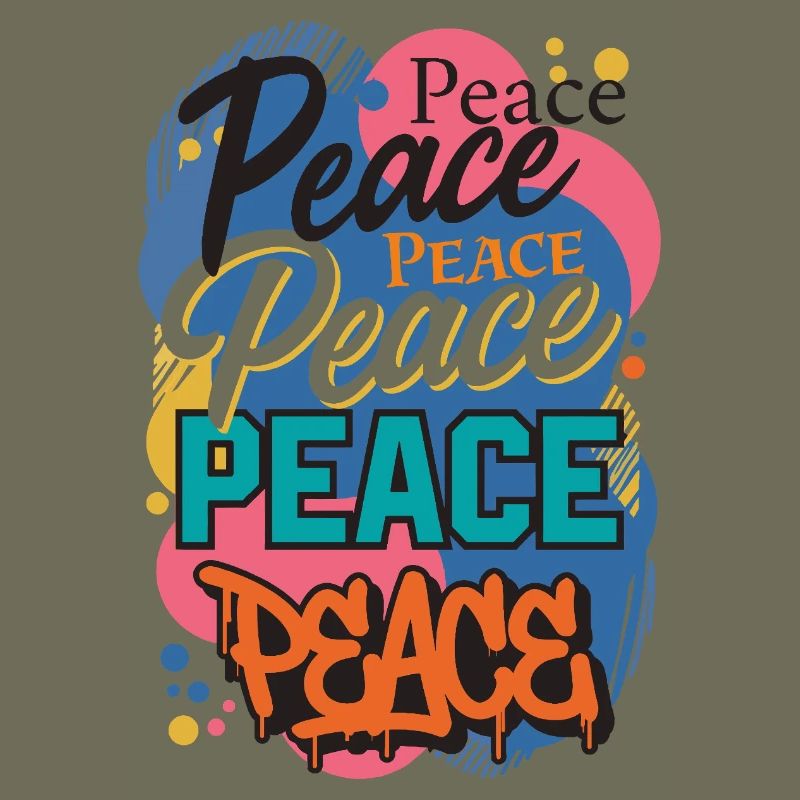 Peace als Graffiti