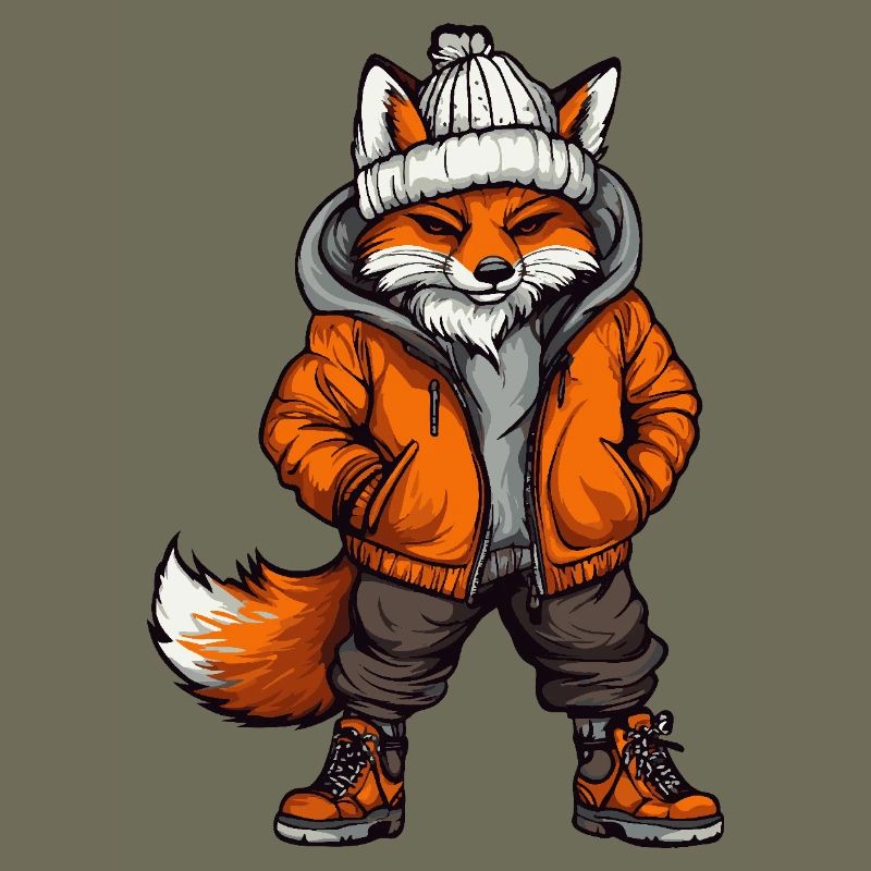 Fox Funny Winter