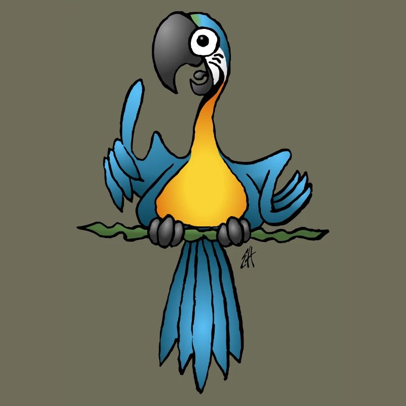 Chatty Parrot Design