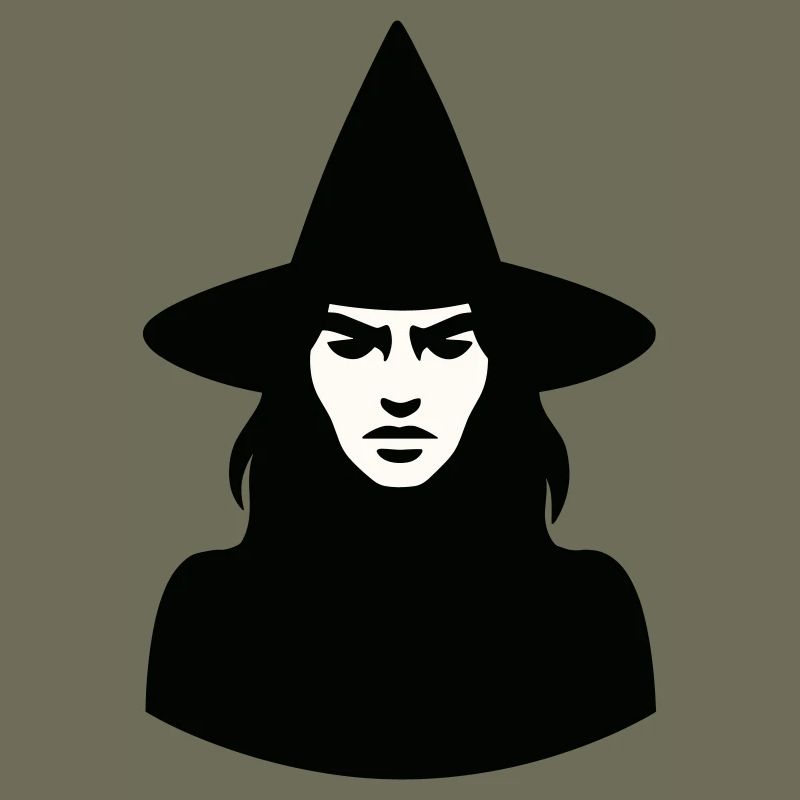 Witch with hat