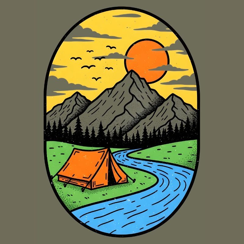 Mountain Sun Campfire Tent