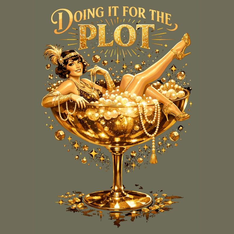 Golden Flapper: Doing it for the Plot Art