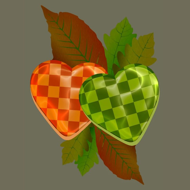 Checkered heart