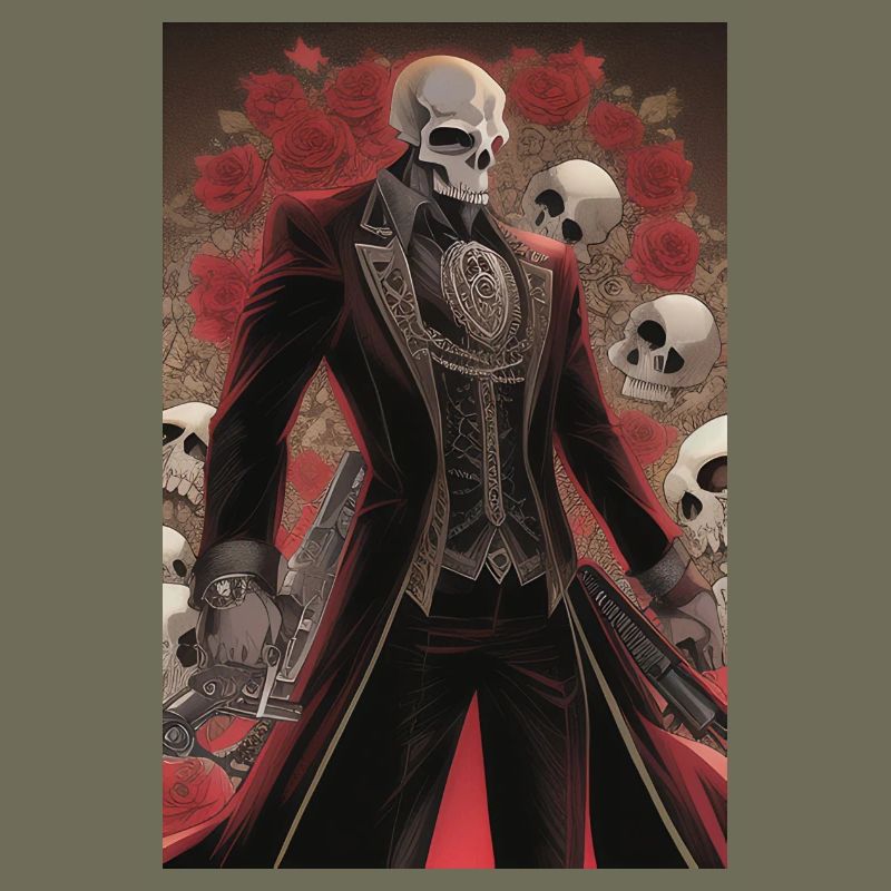 Totenkopf Mann