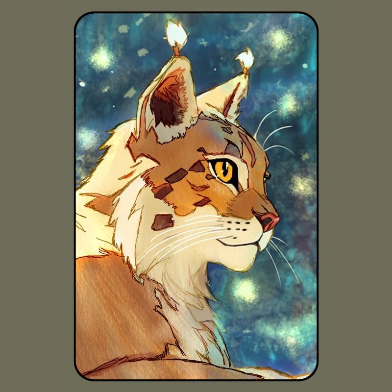 Luchs im Profil