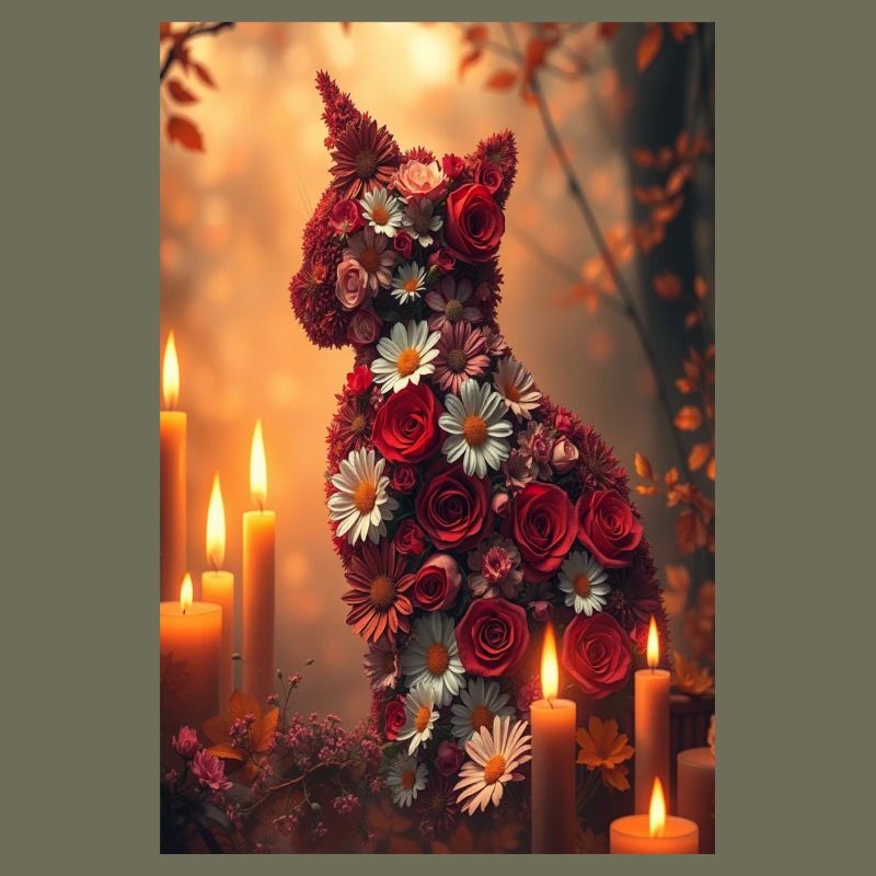 Flowers Cat