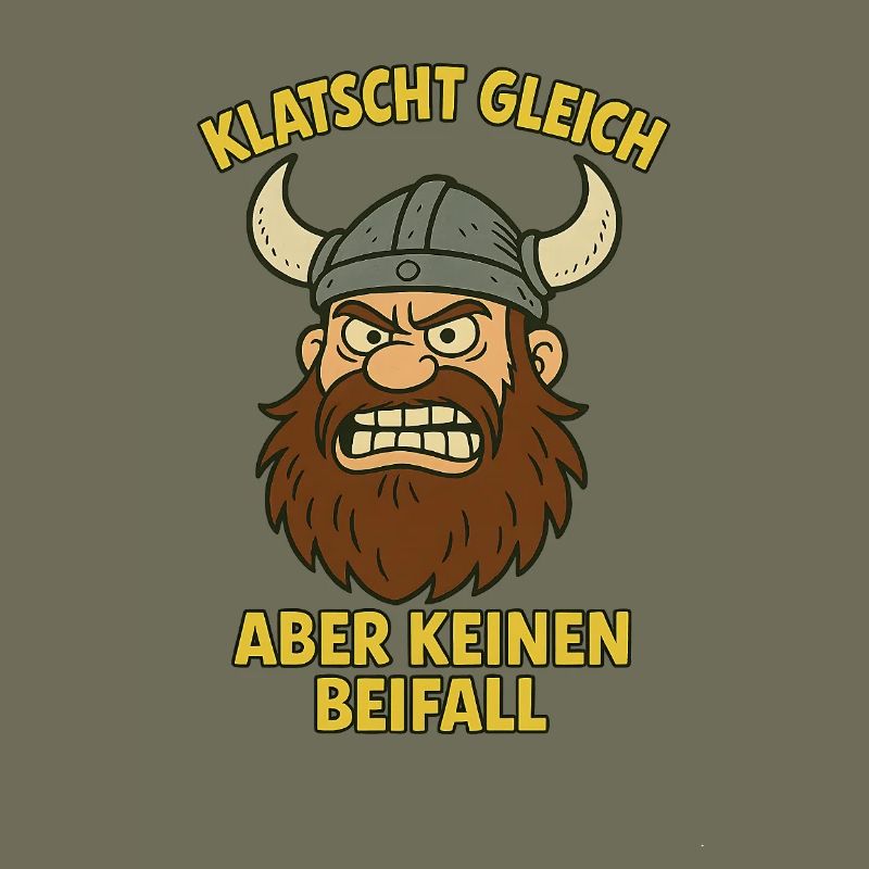 Klatscht gleich...witziger Wikinger