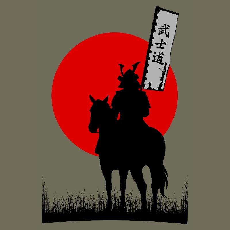 BUSHIDO, SAMURAI-KRIEGER-CODE | 8K SAUBERE SILHOUTTE