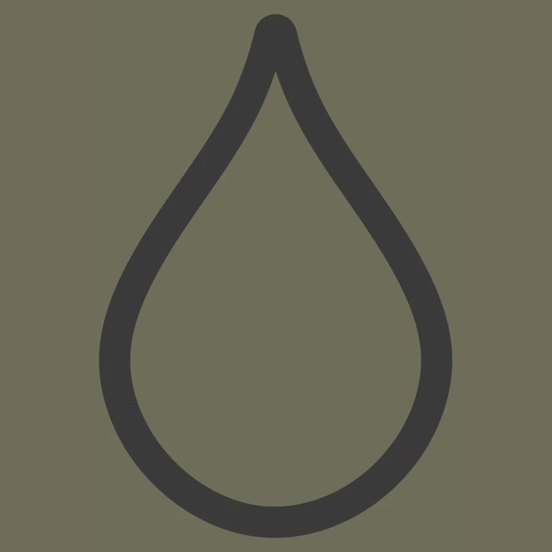 Logo simple de l’icône de la goutte d’eau